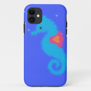 ブルーマンガシーホース iPhone 11 ケース