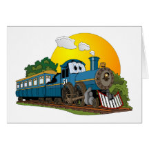 ブルーマンガ旅客蒸気エンジン