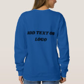 ブルーマンタの海アドベンチャーコカラフルラルズダイブ スウェットシャツ (裏面)