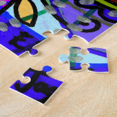 ブルーマンダラエレファントボヘミアンジグソーパズル ジグソーパズル (側面)