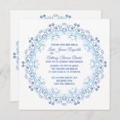 ブルーマンダラスクエア招待状 案内状 (正面/裏面)