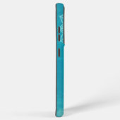 ブルーマンダラデザインサムスン銀河系ケース SAMSUNG GALAXYケース (右側面)