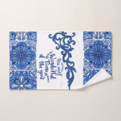 ブルーマンダラバスタオルセット バスタオルセット (ハンドタオル)