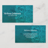 ブルーマンダラヨガメディテーション 名刺 (正面/裏面)