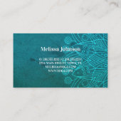 ブルーマンダラヨガメディテーション 名刺 (裏面)