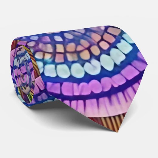 ブルーマンダラ ネクタイ (ロール)