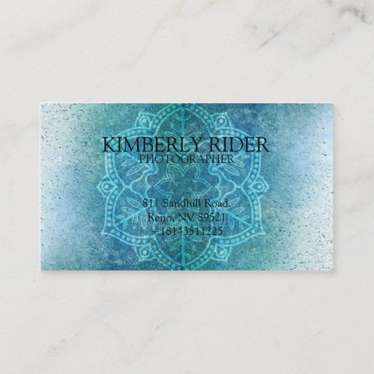 ブルーマンダラ 名刺 (裏面)