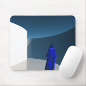 ブルーマント姿 マウスパッド (マウス)