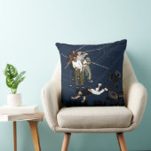 ブルーマン・オン・バイクがマンホールを襲うOH BOYS CRACK クッション (椅子)