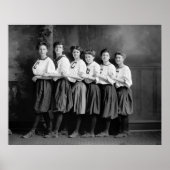 ブルーマーの女の子、1900年代初期 ポスター (正面)