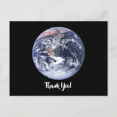 ブルーマーブルアースありがとう ポストカード (正面)