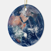 ブルーマーブルアース、2014年衛星写真 セラミックオーナメント (左)