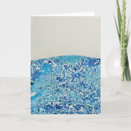 ブルーマーブルアート カード