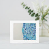 ブルーマーブルアート ポストカード (スタンド正面)