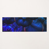 ブルーマーブルグリッターヨガマット ヨガマット (裏面(横))