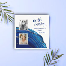 ブルーマーブルグリッター2フォトバースデーパーティー