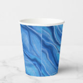 ブルーマーブルコーヒーカップ 紙コップ (右)