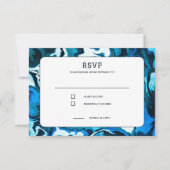 ブルーマーブルスターオブデイヴィッドカスタムバーバルミツワー 出欠カード (正面)