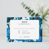 ブルーマーブルスターオブデイヴィッドカスタムバーバルミツワー 出欠カード (スタンド正面)