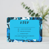 ブルーマーブルスターオブデイヴィッドカスタムバーバルミツワー 出欠カード (スタンド正面)