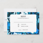 ブルーマーブルスターオブデイヴィッドカスタムバーバルミツワー 出欠カード (正面)