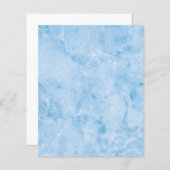 ブルーマーブルストーンスクラップブック紙 (正面/裏面)