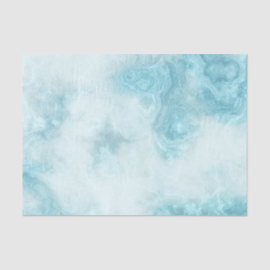 ブルーマーブルティッシュペーパー 薄葉紙 (正面)