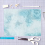 ブルーマーブルティッシュペーパー 薄葉紙 (クラフト)