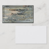 ブルーマーブルテクスチャ 名刺 (正面/裏面)