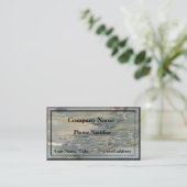 ブルーマーブルテクスチャ 名刺 (スタンド正面)