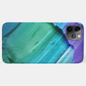 ブルーマーブルデザイン Case-Mate iPhoneケース (裏面(横))