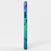 ブルーマーブルデザイン Case-Mate iPhoneケース (裏面/右)