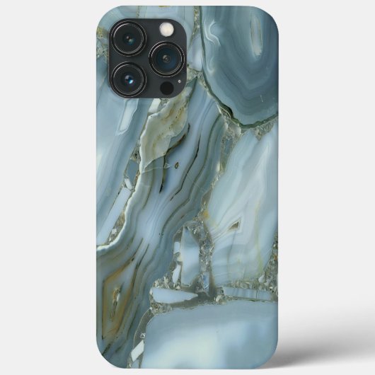 ブルーマーブルデザインiPhoneケース Case-Mate iPhoneケース (裏面)