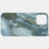 ブルーマーブルデザインiPhoneケース Case-Mate iPhoneケース (裏面 (横))