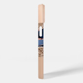 ブルーマーブルバラ金ゴールドグリッター名 Case-Mate iPhoneケース (裏面 / 右)