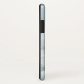 ブルーマーブルモノグラ男らしム Case-Mate iPhoneケース (裏面/右)