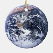 ブルーマーブル地球の写真 セラミックオーナメント (裏面)
