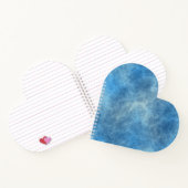 ブルーマーブル抽象芸術 ノートブック (内部)