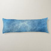 ブルーマーブル抽象芸術 ボディピロー (裏面)