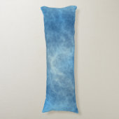 ブルーマーブル抽象芸術 ボディピロー (正面縦)