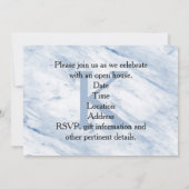 ブルーマーブル3フォトスクール卒業発表 招待状 (裏面)