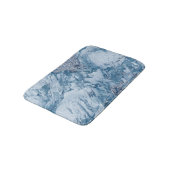 ブルーマーブル&グリッター バスマット (アングル)