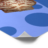 ブルーマーメイドアンドドルフィンプリント ポスター (角)