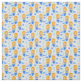 ブルーマーメイドオンブルー淡い色のイン ファブリック (見本)