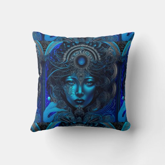 ブルーマーメイドジョデントガーリーグラム装飾用クッション クッション (裏面)