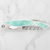 ブルーマーメイドスケールかわいらし虹色 ソムリエナイフ (正面)