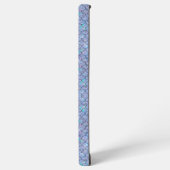 ブルーマーメイドフィッシュはかりで測ホログラフィックガラストレンディー SAMSUNG GALAXYケース (左側面)