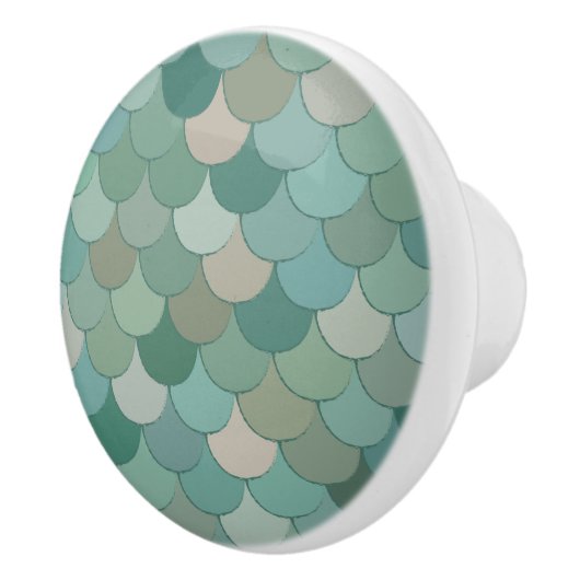 ブルーマーメイドメルマンサーペントドラゴンはかりで測 セラミックノブ (右)