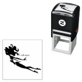 ブルーマーメイド泳ぐ人サンダー_コーブ セルフインキングスタンプ (インサイチュ)