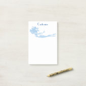 ブルーマーメイド泳ぐ人サンダー_コーブ ポストイット (デスク上)